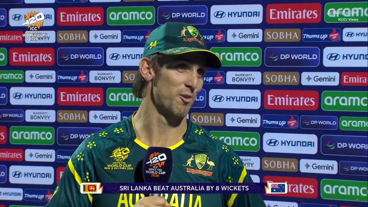 We're within the lap of the Gods now, says Mitchell Marsh as Australia stare at humiliating exit from World Cup