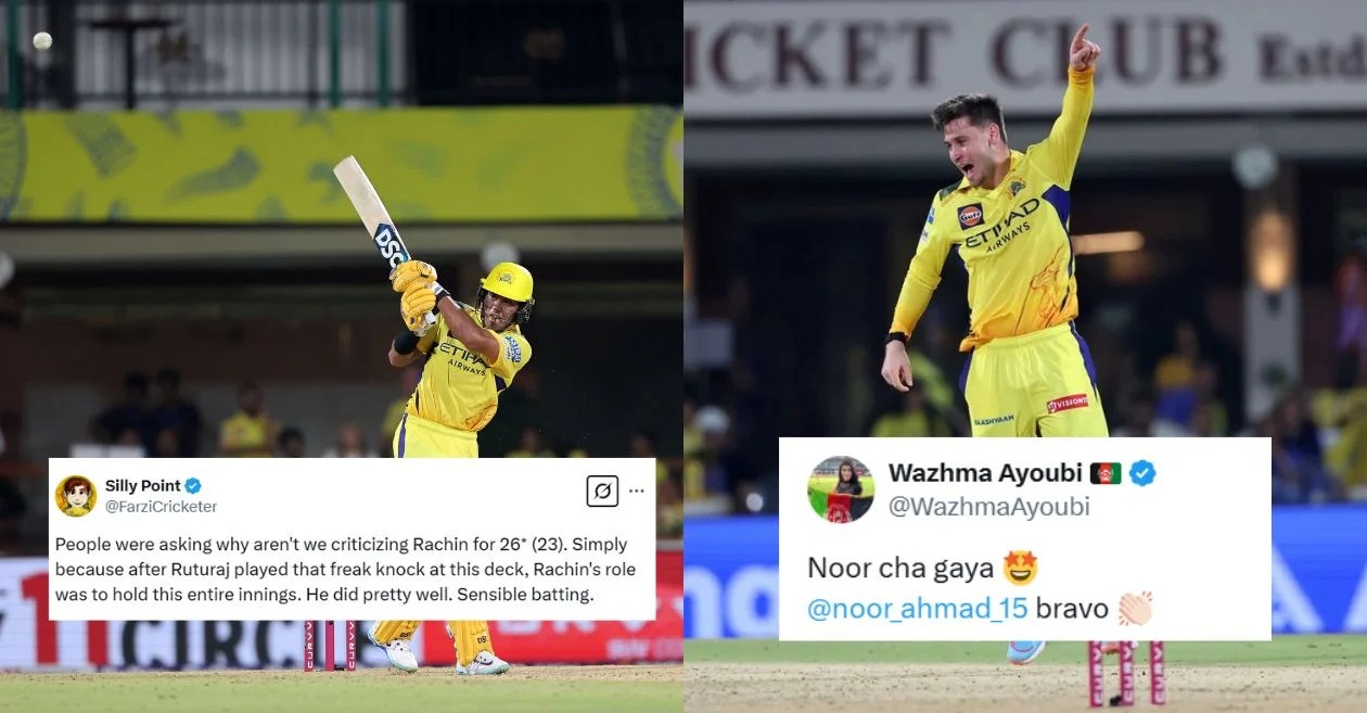 IPL 2025: Rachin Ravindra, Noor Ahmad shine as CSK edge past MI at Chepauk in a thriller IPL 2025: Rachin Ravindra, Noor Ahmad shine as CSK edge past MI at Chepauk in a thriller