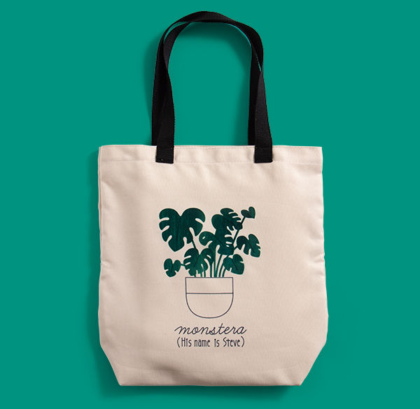 This is My Plant Tote Bag using Infusible Ink
