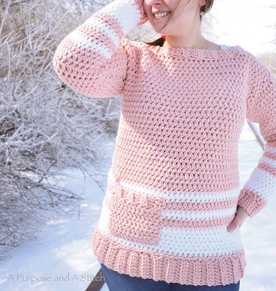 Here the list will also provide you the lacey sweater patterns that you can wear in the less chilly days for a great fashion statement and at the same, you will also be delighted with the chunky sweater designs that you can … 22 Free Crochet Sweater Patterns For Adults Crocht