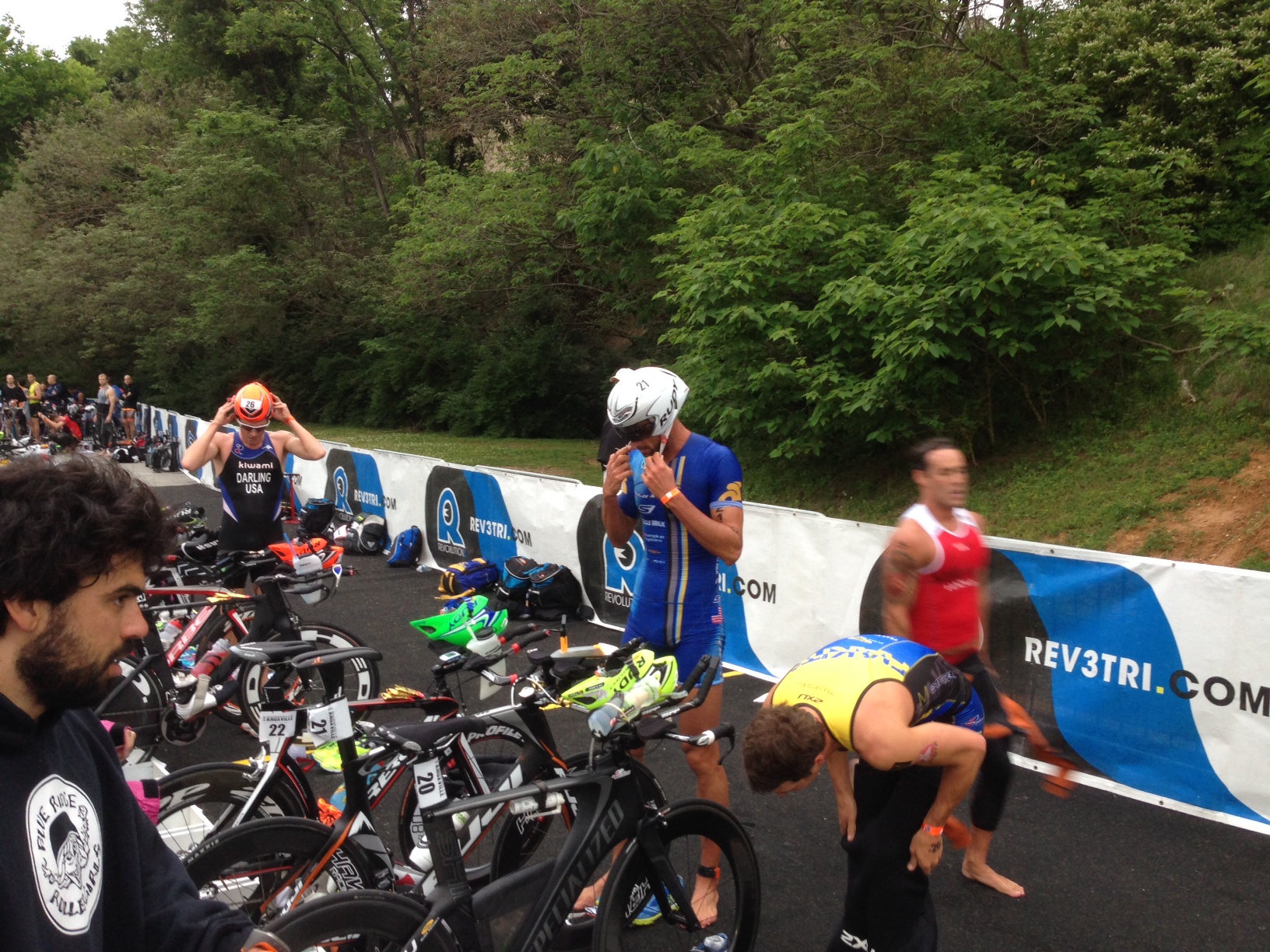 Rev3 Knoxville Pro Triathlete Transitions Crushing Iron