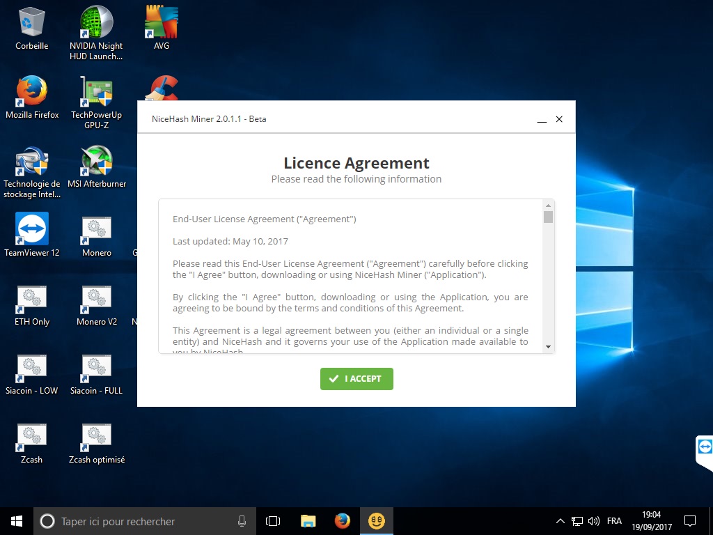 The amount depends on the amount of hash power that you provide to nicehash. Comment miner avec NiceHash Miner | Cryptogains.fr