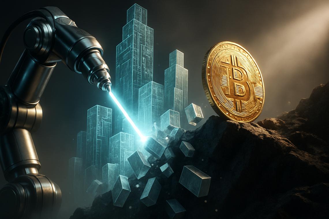 Bitcoin price under pressure as AI fears hit software stocks