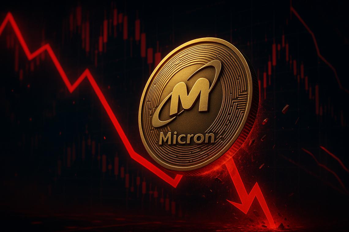 Les actions Micron sous pression après un rallye de 304 % en 2026 Les actions Micron sous pression après un rallye de 304 % en 2026