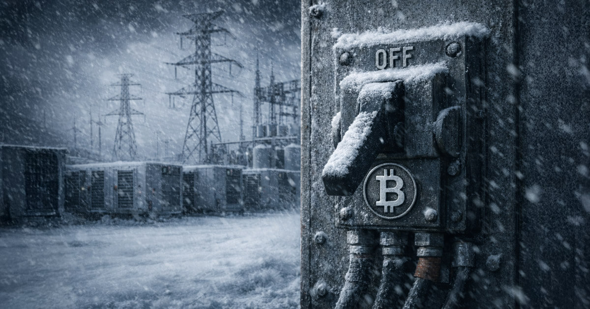 Bitcoin hashrate slumps as US miners curtail during winter storm