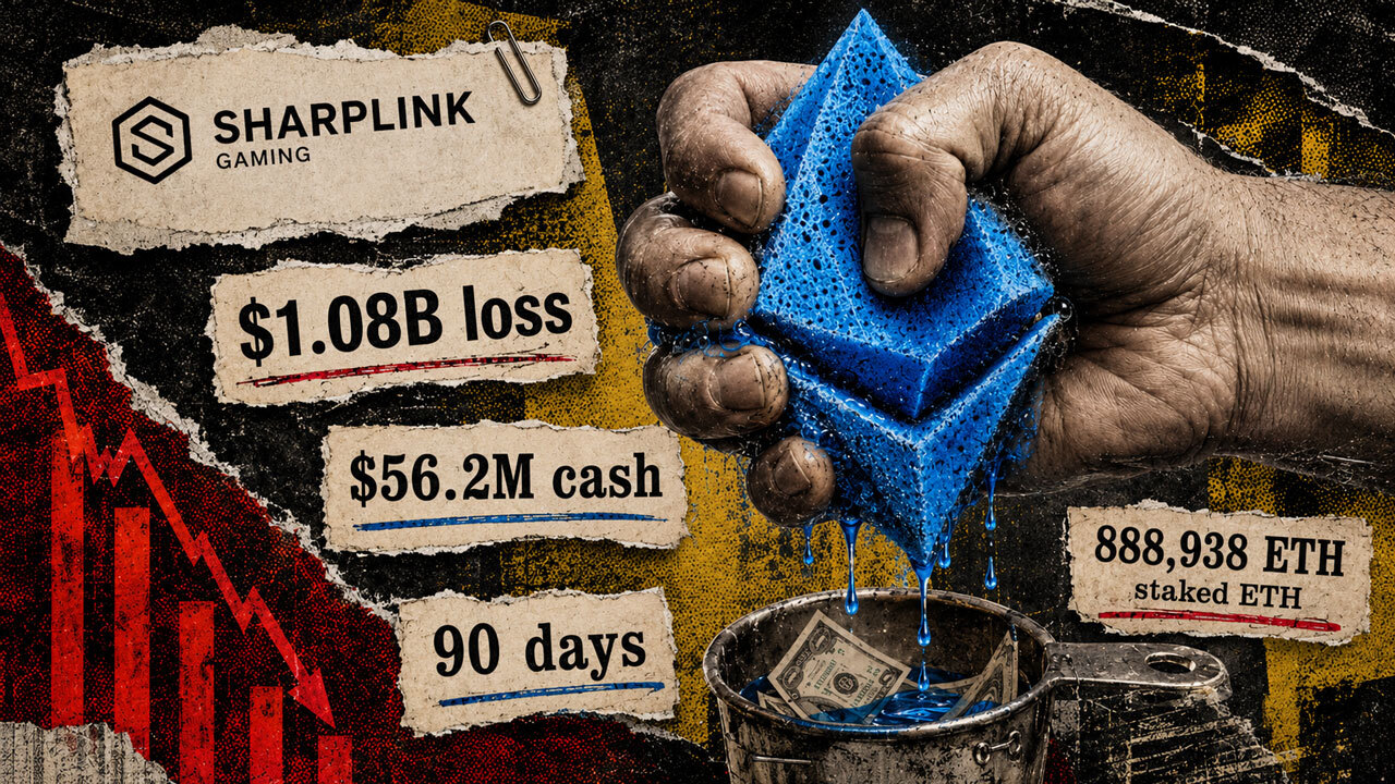 SharpLink posts B loss as its .7B Ethereum treasury could take 90 days to fully convert to cash
