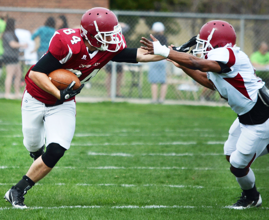 Defense dominates at spring football matchup