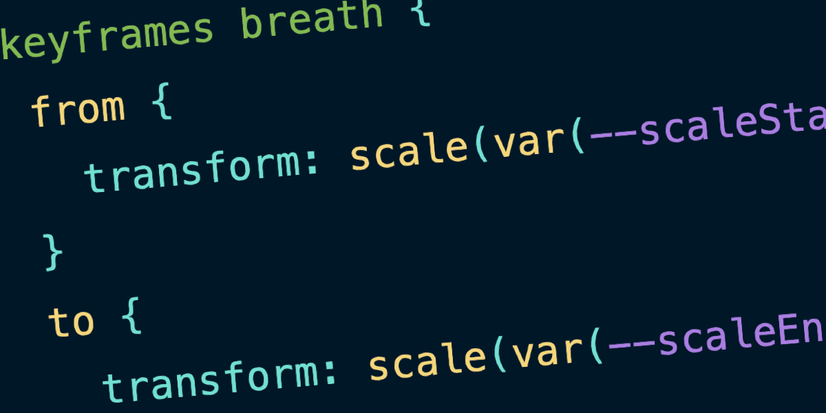 Using Custom Properties to Wrangle Variations in Keyframe