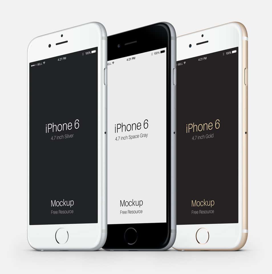 250+ IPhone 6 Mockup Design Templates (PSD, Ai, Sketch)