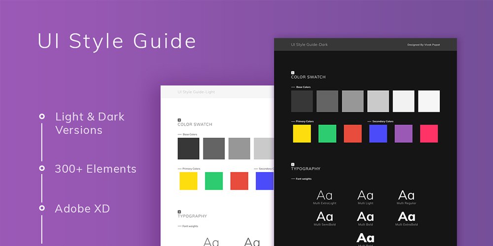Adobe Xd Resources ( UI Kits, Style Guides And More