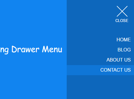 Pure Css Css3 Morphing Drawer Menu Css Script