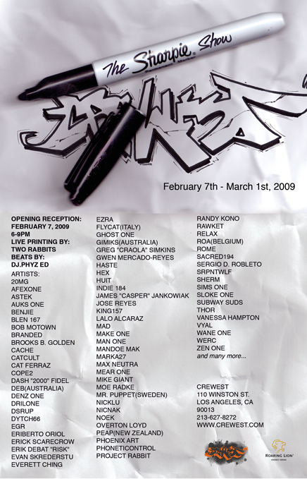 Hey Mom, Look I'm In A Gallery Show With Lots Of Great People! > The Sharpie Show @ Crewest Gallery In La. | Culdesac Steez 679_x_436_jpg