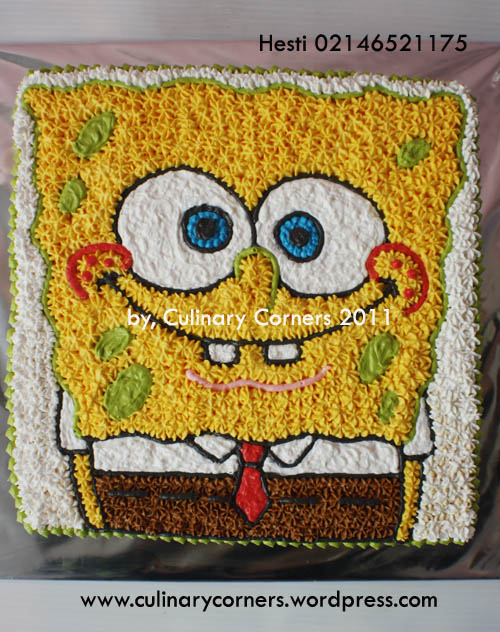 Gambar format fina cake s . Spongebob Buttercream Cake Culinary Corners
