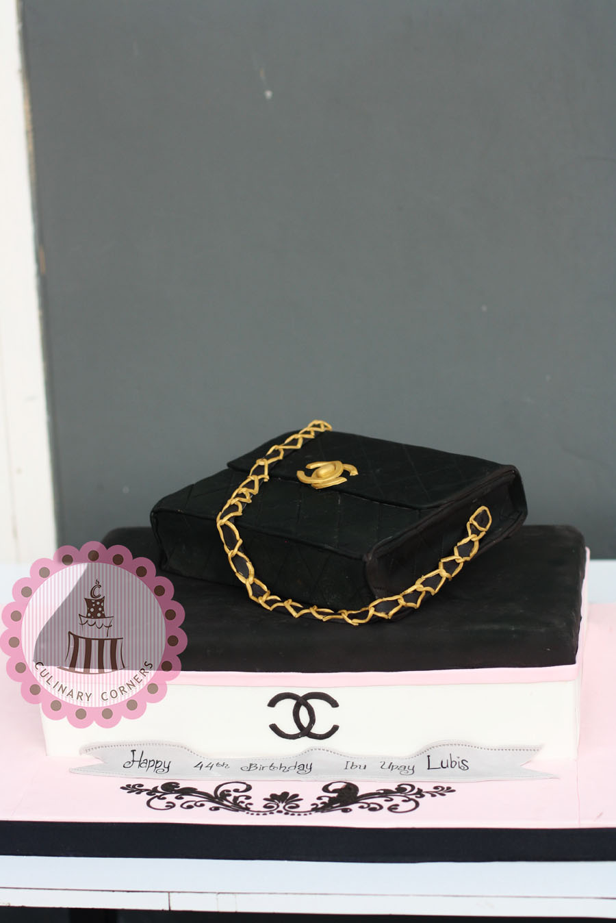 She loves chanel and had requested for me to replicate one of her purses a few years ago. Chanel Handbag Cake Culinary Corners
