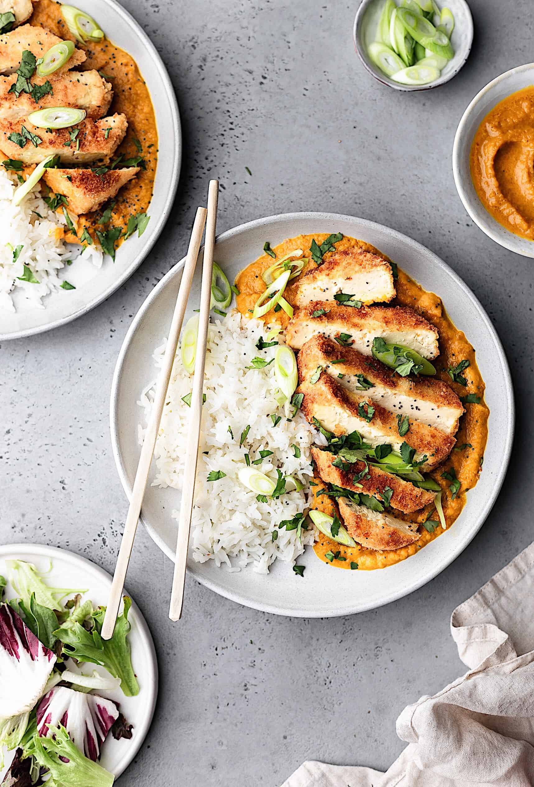 tofu katsu curry
