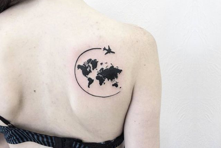 10 Tattoo Ideas For True Travel Lovers 515_x_770_jpg
