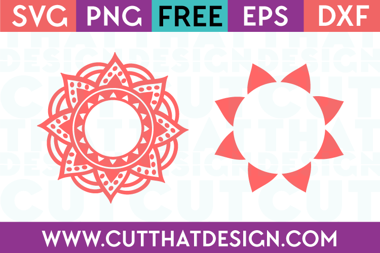 Today, i have for you a fun mandala that can be used like a monogram or a frame for the starbucks logo on 24oz reusable cups. Free Mandala Svg Files By Cut That Design