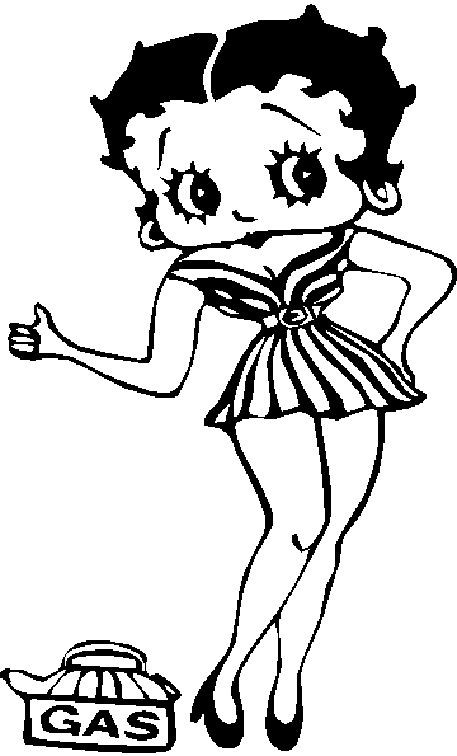 Coloriageetdessins.com vous offre la possibilité de colorier ou imprimer votre dessin betty boop facile en ligne gratuitement. Betty Boop Coloring Pages
