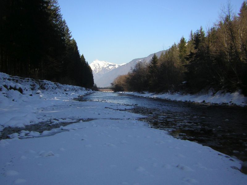 Le Giffre sous la neige