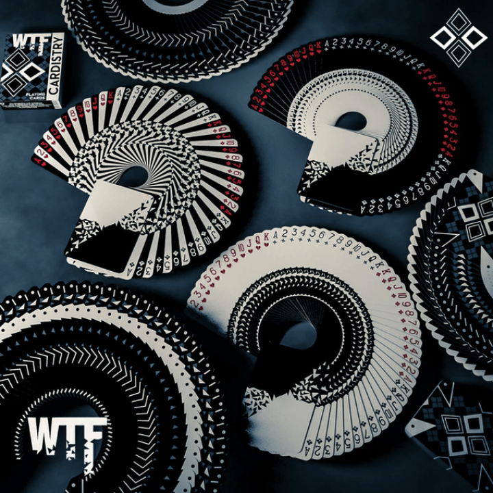 Gambar tato kartu remi keren sumber : Alasbelanja Com Kartu Remi Import Wtf Cardistry Black And