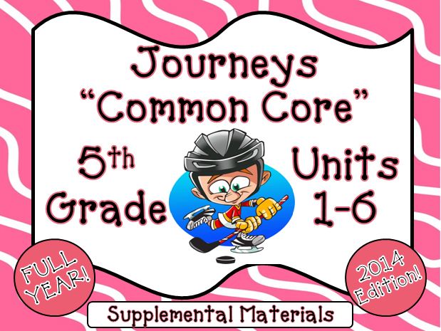 Together, these three components build students' knowledge and understanding of the world, and support student mastery of all literature, informational, writing, speaking and listening, … Journeys 5th Grade Reading Language Arts Unit 1 6 Full Year Bundle Cc 2014 Teaching Resources