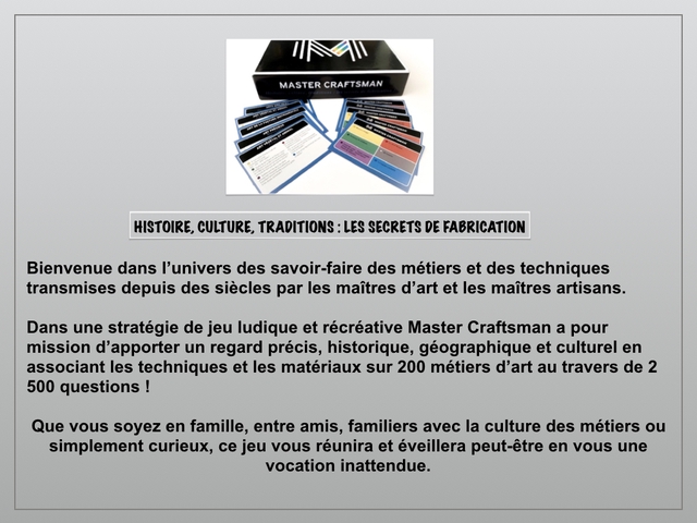 Master Craftsman Ulule