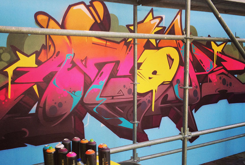 Parallels Between Atom One And Wow123 Emphasized By Similarities In Exhibition At 44309 Street Art Gallery Dortmund Widewalls