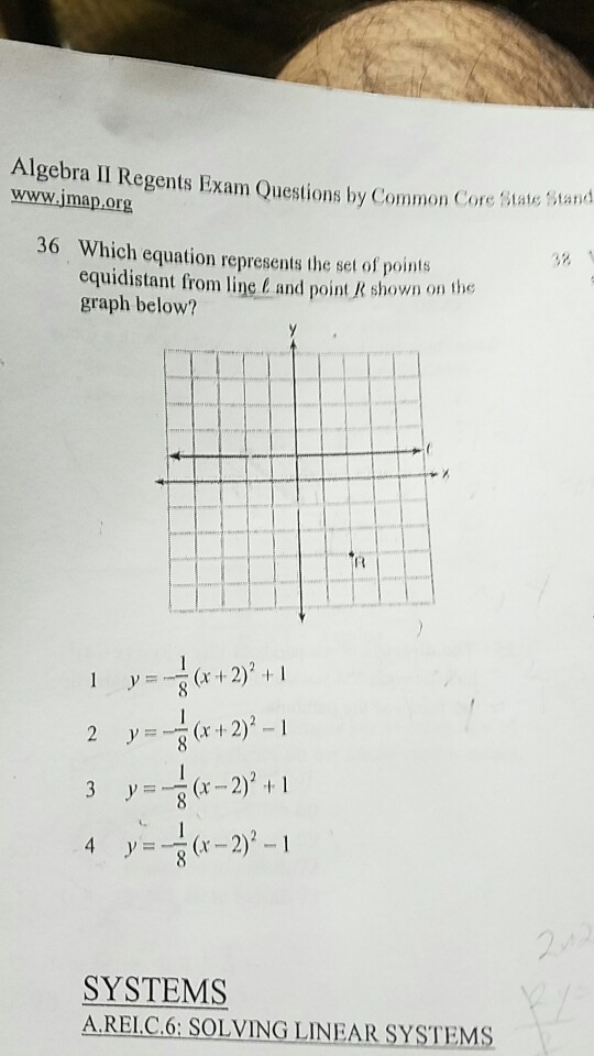 Start studying algebra 1 regents study guide. Solved: Algebra Ⅱ Regents Exam. Questions By Comi Non Core ...