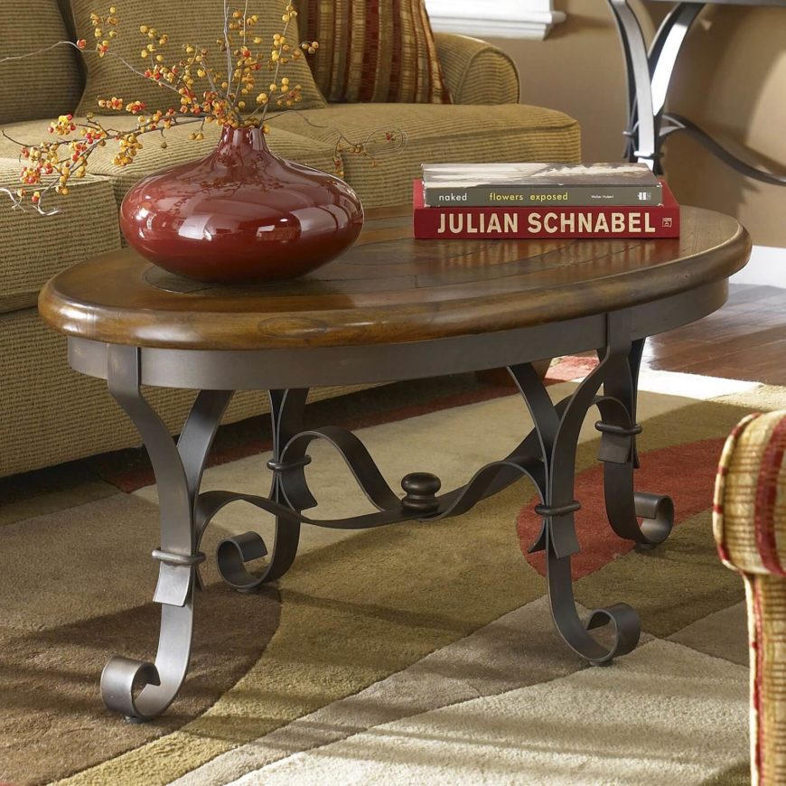 This end table features an open shelf for convenient storage of items like your reading . 20 Top Wooden Oval Coffee Tables
