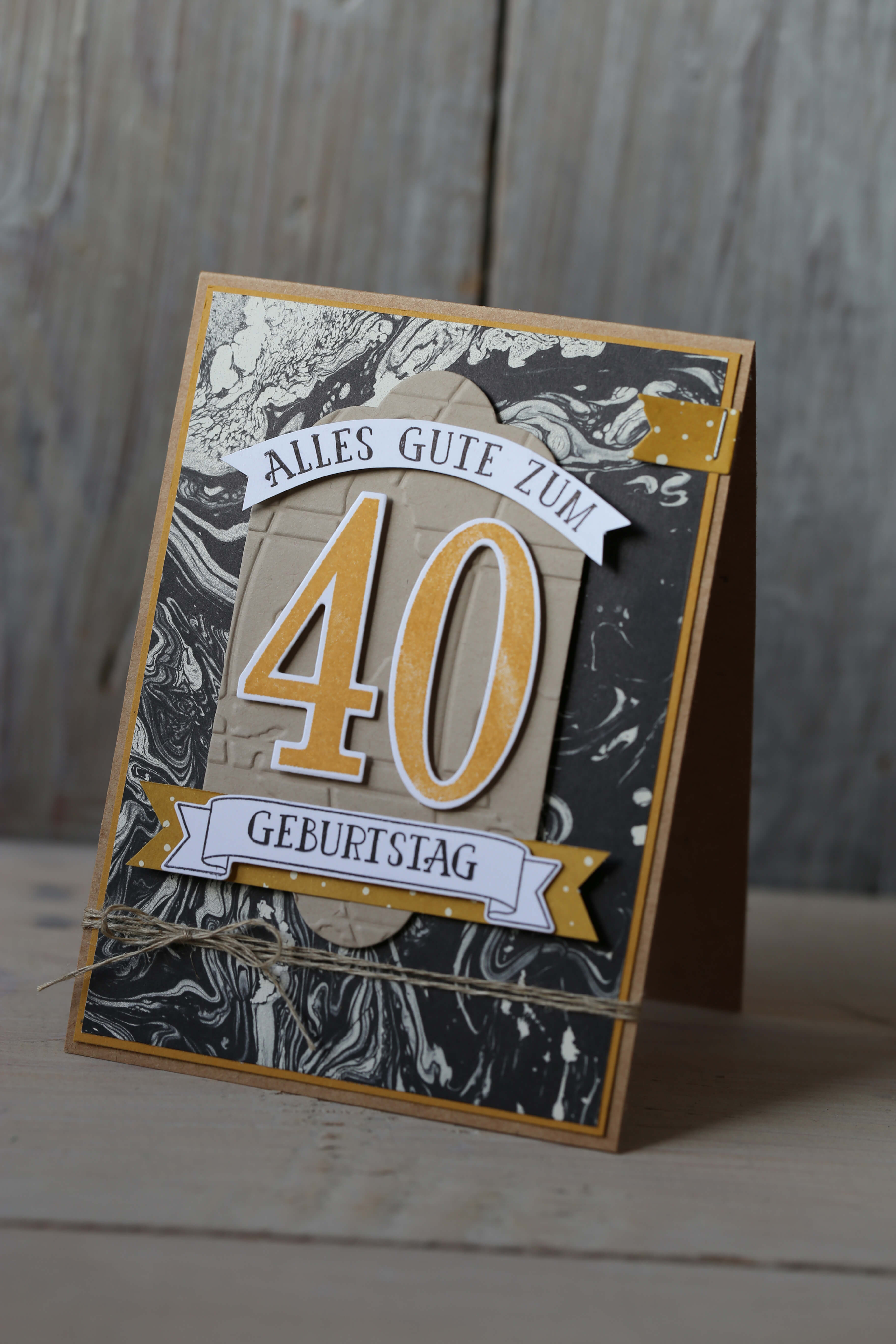 Geburtstag gedacht und somit ein ideales geschenk für alle bierliebhaber. Mannerkarte 40 Geburtstag Basteln Mit Stampin Up