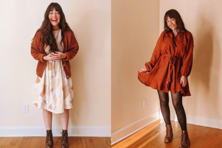 Selain karena hangat dan nyaman . 8 OOTD Baju Musim Hujan Untuk Menutupi Perut Buncit Agar Tampak