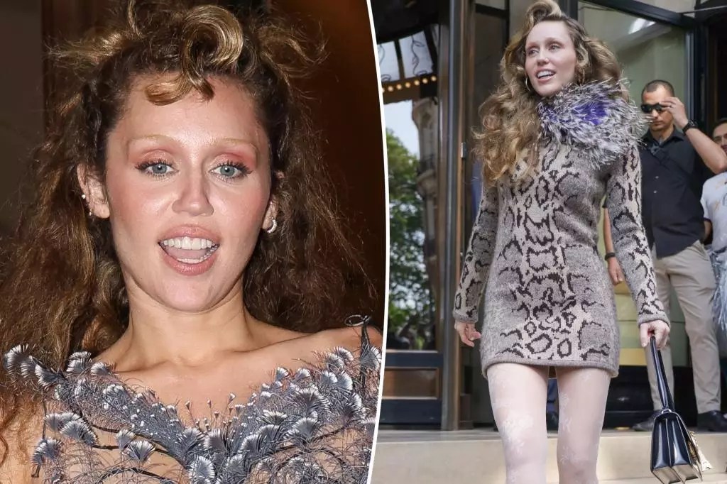 Unleashing Glamour: Miley Cyrus Makes Waves in Paris
