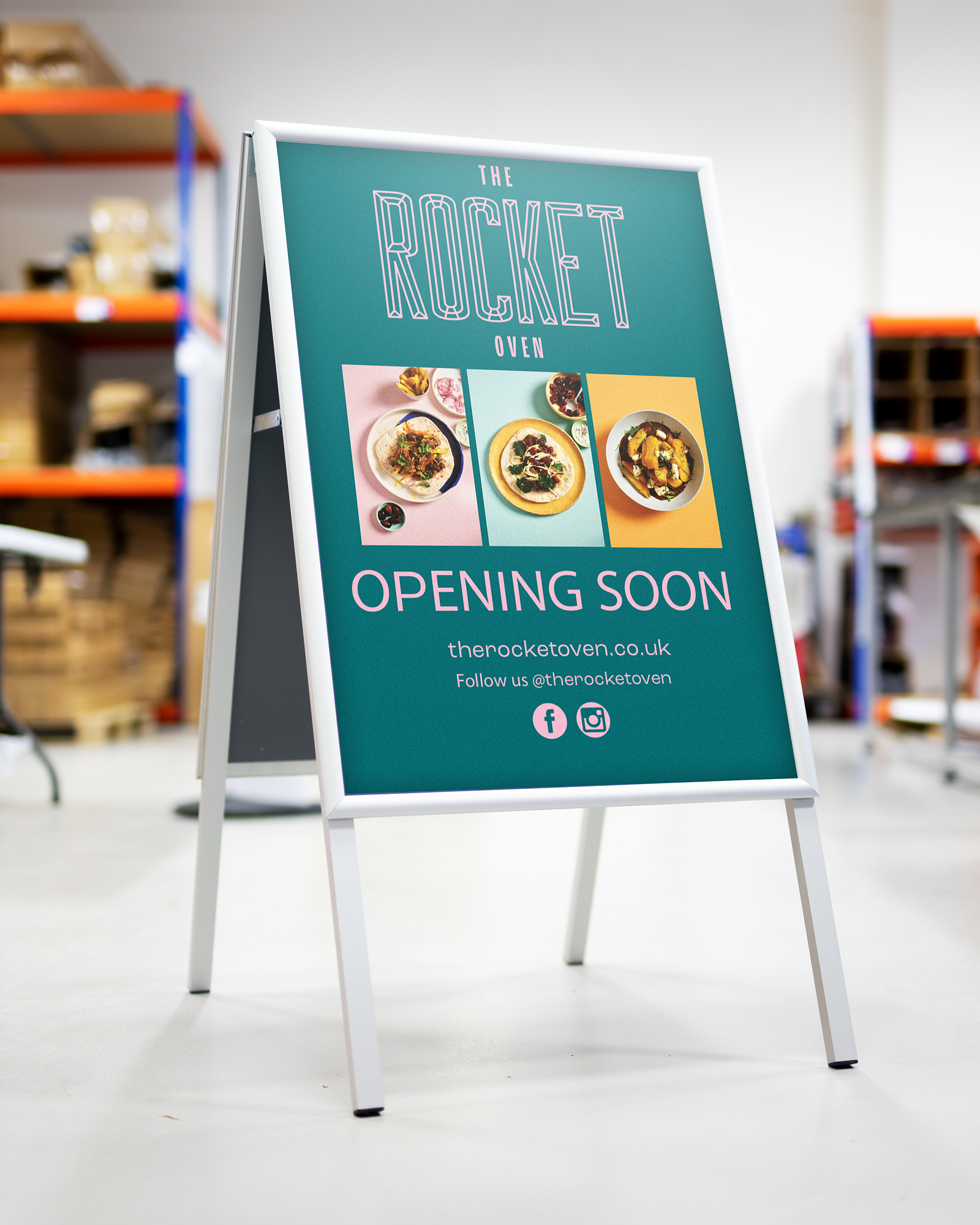 Sandwich boards and a boards are perfect for roadside advertising and make easy to use and portable pavement signs. Vbhc Nl Bespoke Outdoor Advertising Stand A Board Outside Pavement Sign Printed Graphics Business Industrial Retail Services