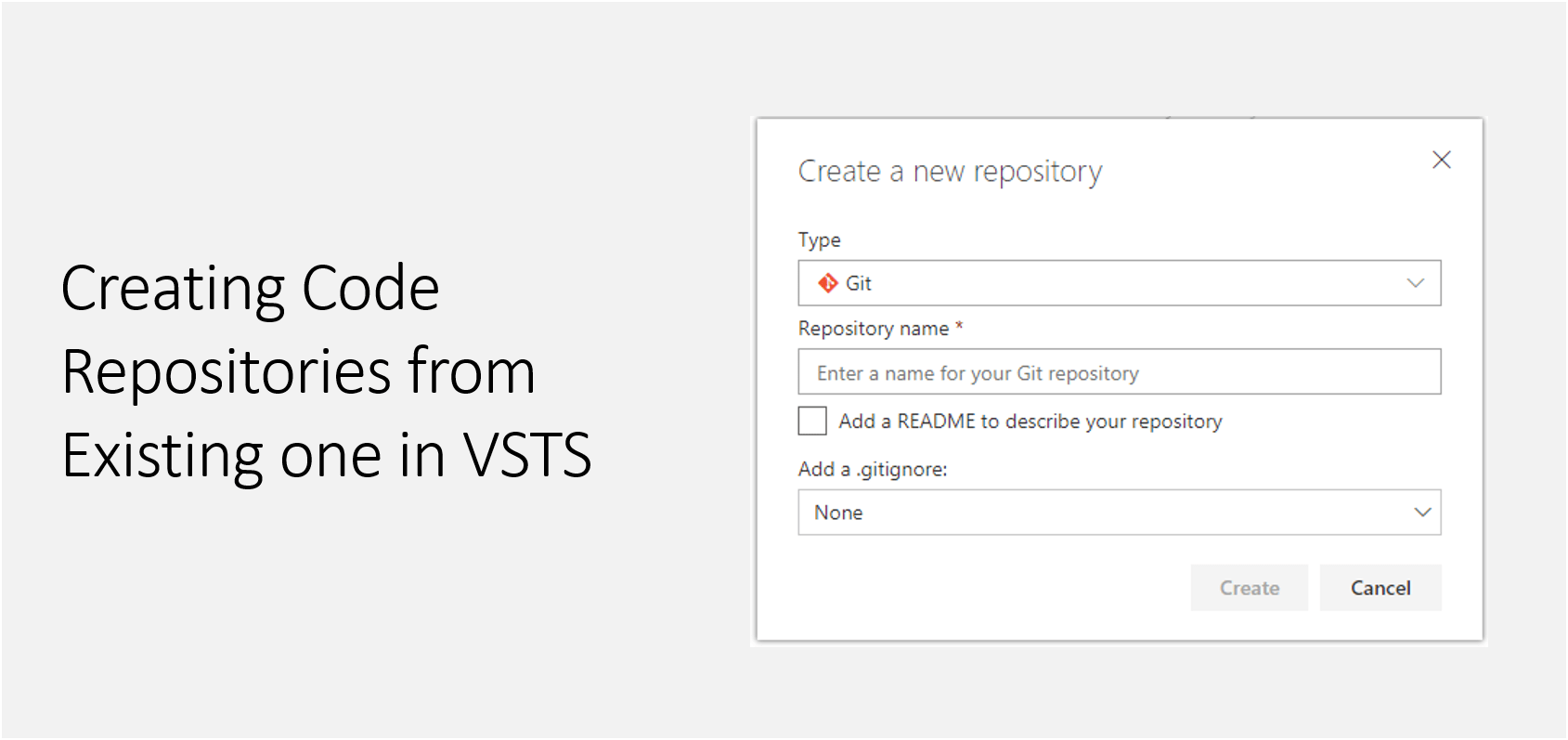 Creating Code Repositories from Existing one in VSTS Daily Tips