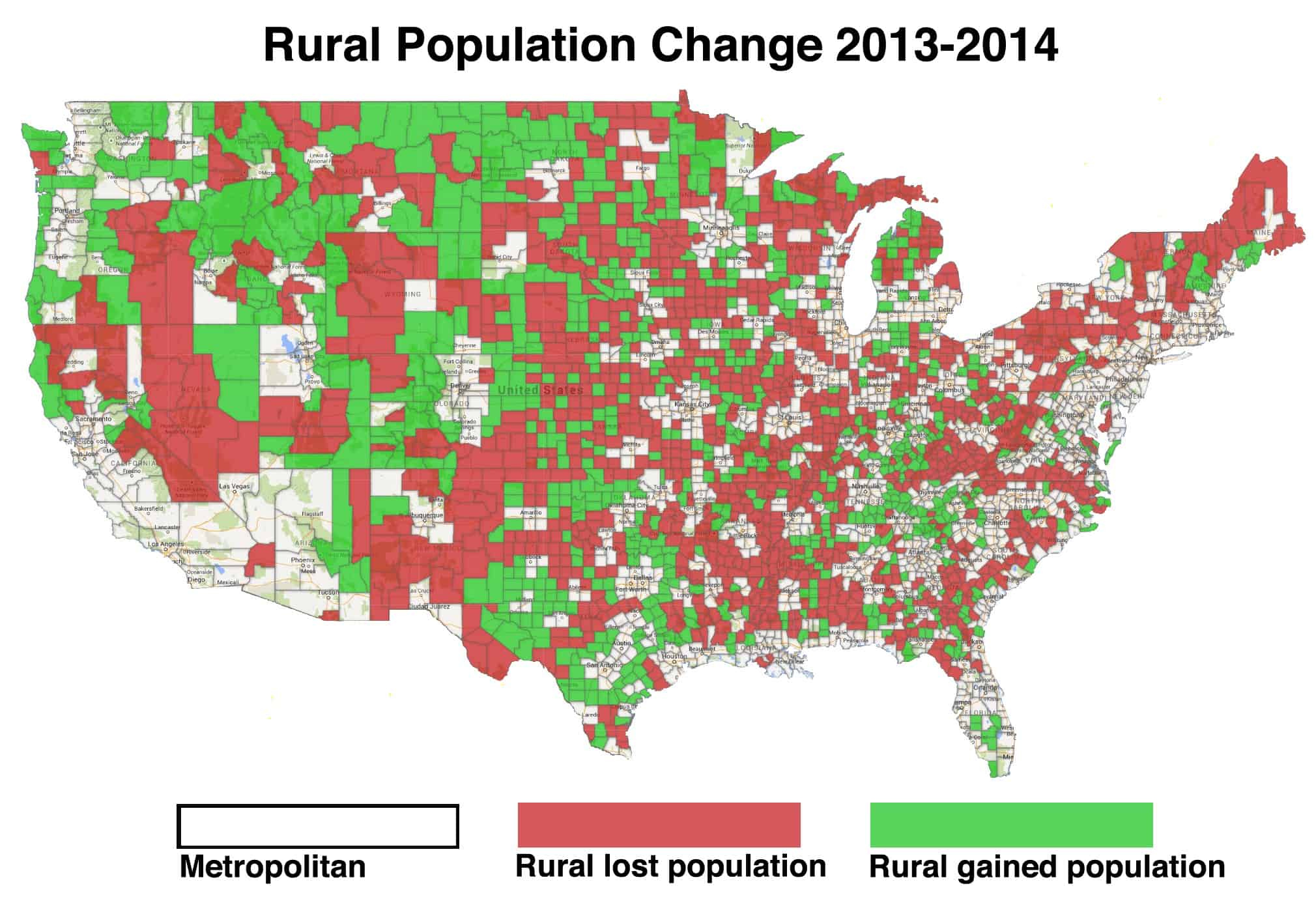 Smallest Counties Lose Population — Again | The Daily Yonder