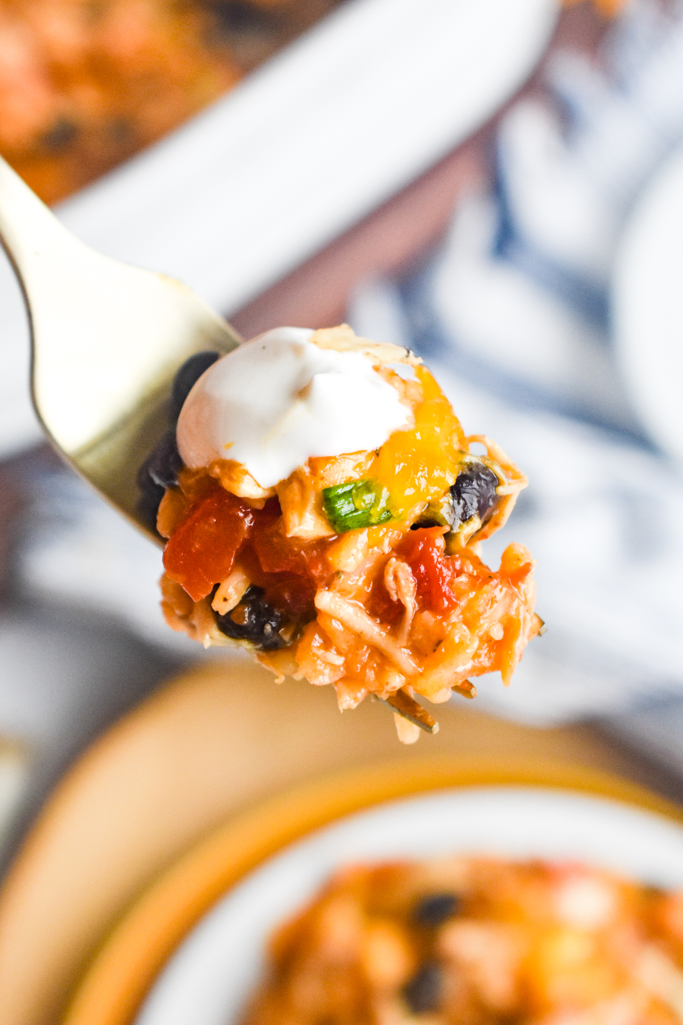 Mexican Chicken Casserole - Dance Around the Kitchen