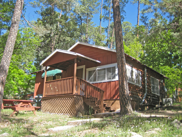No exclusions during holidays, etc. Trail's End | Ruidoso Rental Cabin | Dan Dee Cabins