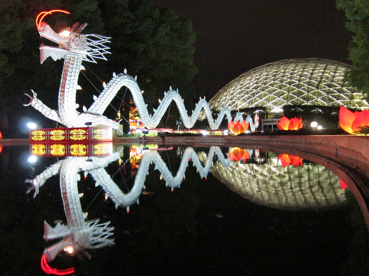 Lantern Festival at the Missouri Botanical Garden Dangerous Intersection
