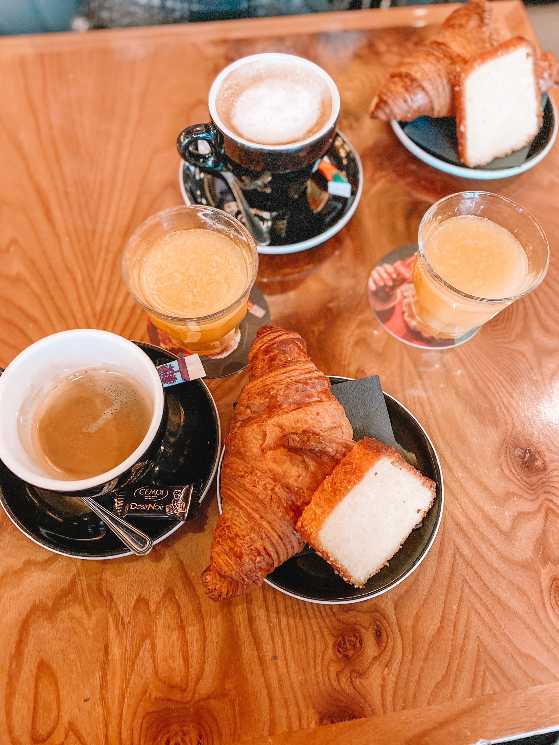 breakfast food on table