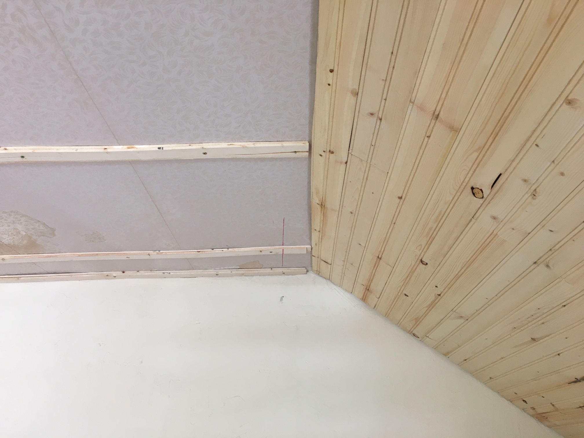 Attach planks directly to furring strips over existing joists using the clips and . How To Install Tongue And Groove Panels On A Ceiling Dan Nix