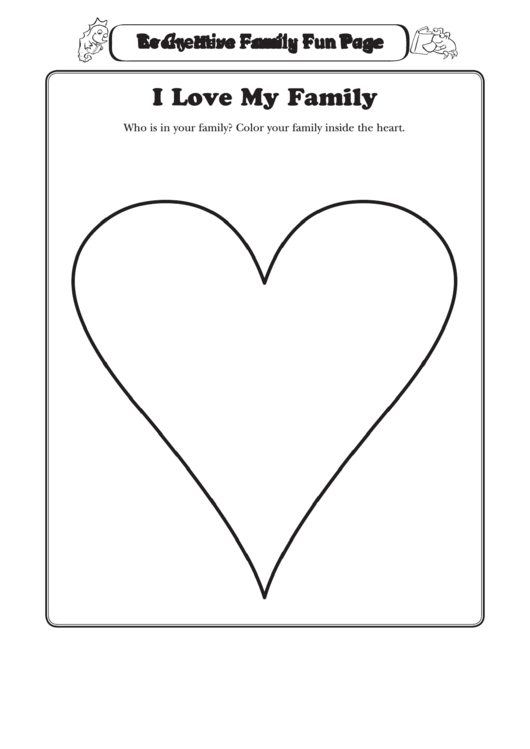 +700 free coloring pages for kids! Must Know About I Love My Family Coloring Pages - Timothy Coloring Page