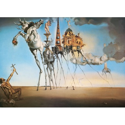Puzzle Salvador Dali La Tentation De Saint Antoine Eurographics 6000 0847 1000 Pieces Puzzles Art Planet Puzzles