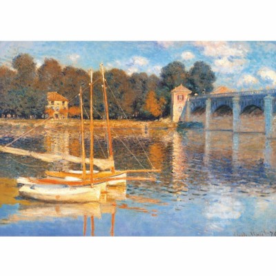 Puzzle Monet Claude Le Pont D Argenteuil Dtoys 69672 1000 Pieces Puzzles Art Planet Puzzles