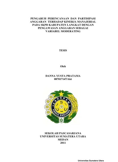 Sistem pengawasan anggaran di biro keuangan sekertariat jenderal. Top Pdf Pengawasan Anggaran 123dok Com