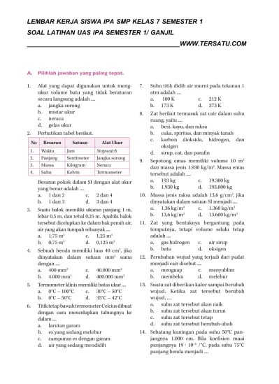 Top PDF soal fisika smp 7 - 123dok.com