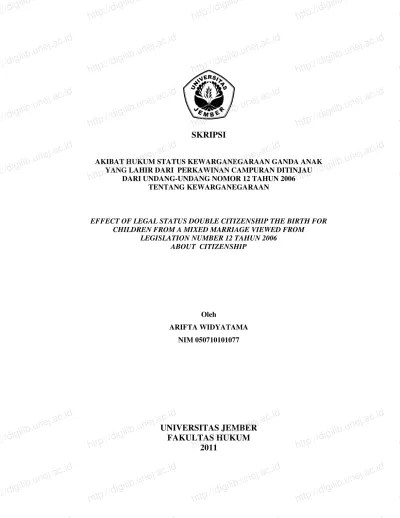 Top PDF Formulir Kewarganegaraan Ganda Anak - 123dok.com