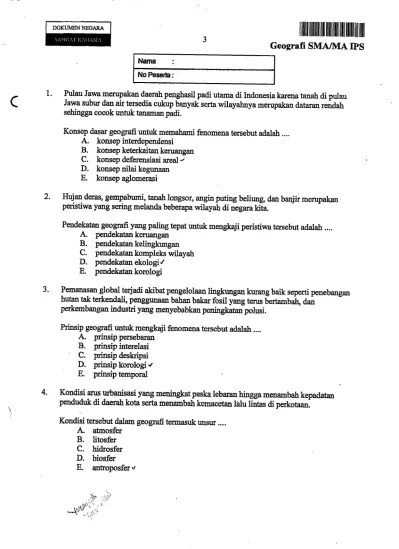 Hai sobat, kembali lagi dengan admin centralpendidikan.com. Top Pdf Latihan Soal Ujian Nasional 123dok Com