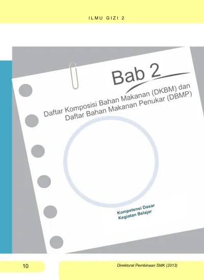Daftar Komposisi Bahan Makanan
