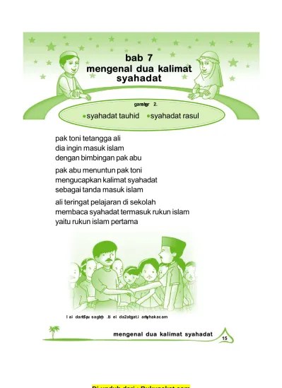 Top PDF Pelajaran 7 Mengenal Dua Kalimat Syahadat - 123dok.com