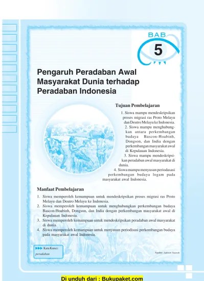 Bab 5 Pengaruh Peradaban Masyarakat Dunia terhadap Peradaban Indonesia